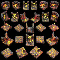 Lava Cavern Set painted