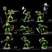Lizard Man Tribe - dwarvenite painted